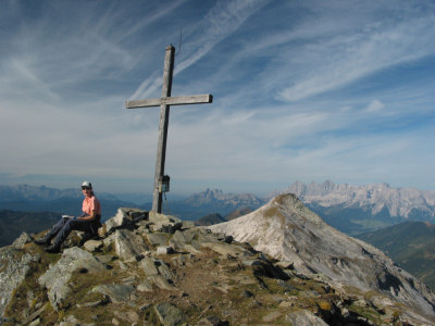 Janina am Gipfel der Lungauer Kalkspitze (2471 m).