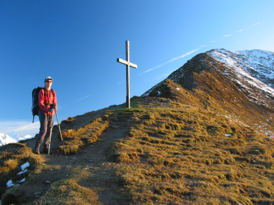 Am Draugsteintörl in der Abendsonne.