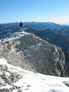 Gipfel des Mosermandls (2680 m).