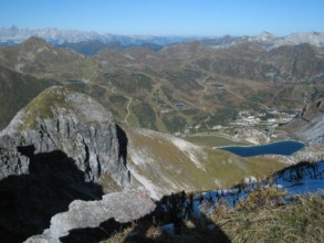 Blick nach Obertauern (1738 m).