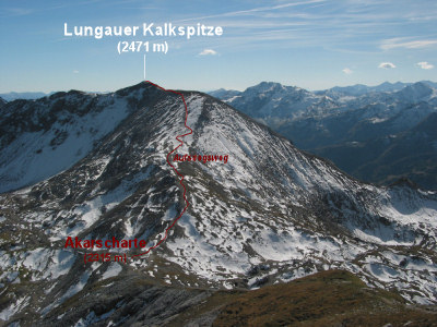 Weg von der Steirischen zur Lungauer Kalkspitze.