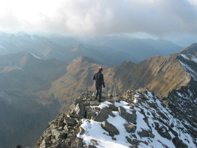 Der Nord-West-Grat des Hochgolling.