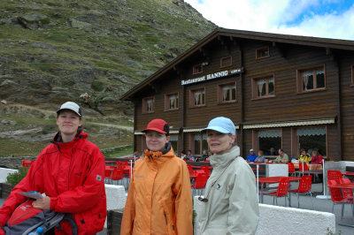 Am Bergrestaurant Hannig (2350 m).