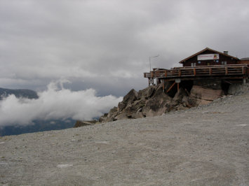 Bergstation der Seetalhornbahn (2864 m).