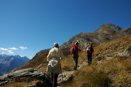 Aufstieg von Maloja aus.