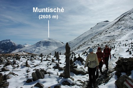 Auf dem Weg zur Hütte, unserem Tagesziel.