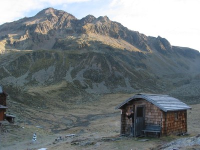 Winterraum der Hochschoberhütte.