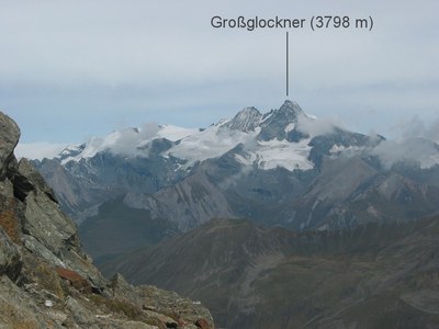 Ausblick auf den Großglockner.