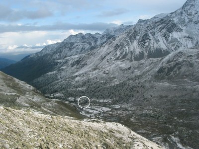 Die Lienzer Hütte (1977 m) am Ende des Debanttales.