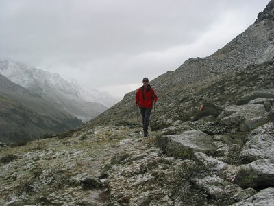 Aufstieg von der Lienzer Hütte in Richtung Kalser Törl.