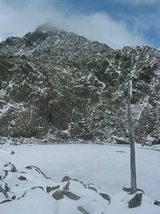 Der Eissee an der Niederen Gradenscharte.