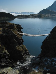 Alte Brücke am Wangenitzsee.