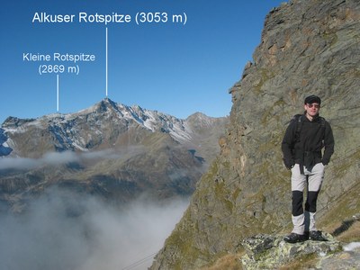 An der Unteren Seescharte (2533 m).