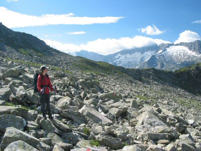 Blick zurück ins Nofertenskar mit Hennsteigenkamp.