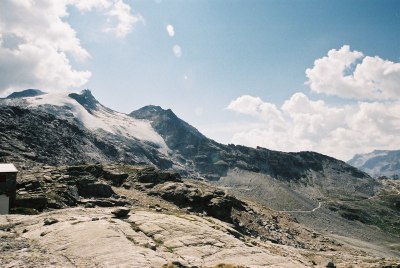 Piz Corvatsch von der Fuorcla Surlej aus gesehen.