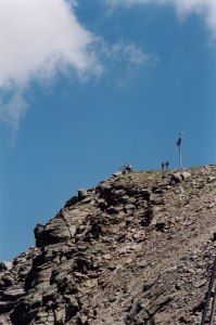 Gipfel des Piz Lagalb.