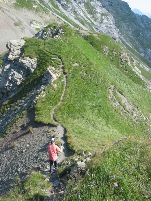 Auf dem Weg zur Wetterspitze.