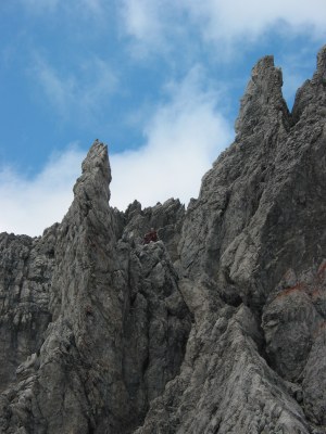 Thorsten unterhalb der Parzinnspitze.