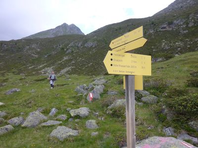 Nicht mehr weit bis zur Schweinfurter Hütte.