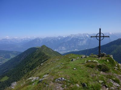Gipfelkreuz des Breitschwemmkogels.