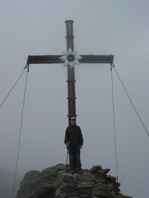 Auf dem Gipfel des Hohen Rades.