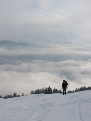 Janina auf dem Weg zum Simmering.