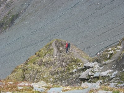 Auf dem Weg hinab zum Malfrosnitzbach.