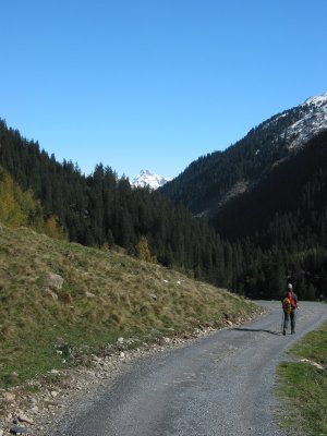 Auf dem Rückweg nach St. Anton.