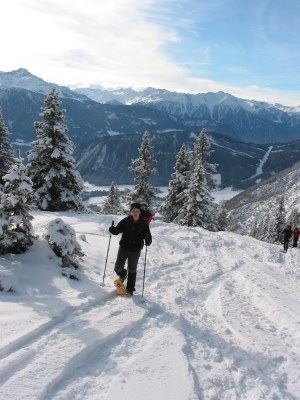 Dicht gefolgt von mehreren Skitourengehern auf dem Weg hinauf zur Wankspitze.
