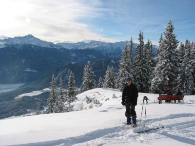 Thorsten am Aussichtspunkt.